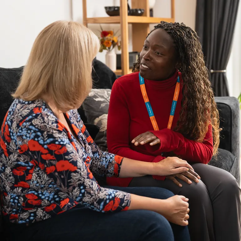 Our Client gaining confidence through effective wound care and management