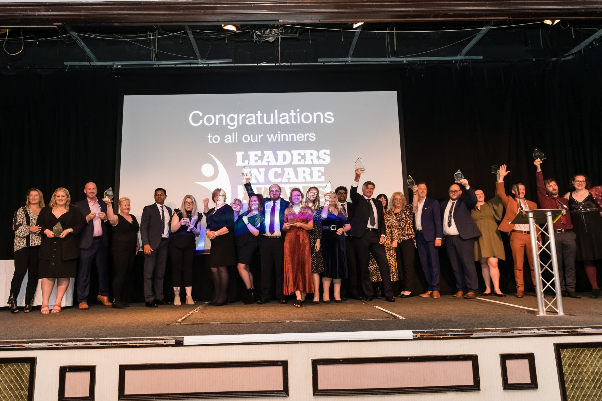 Right at Home celebrate a double award win at the Leaders in Care Awards